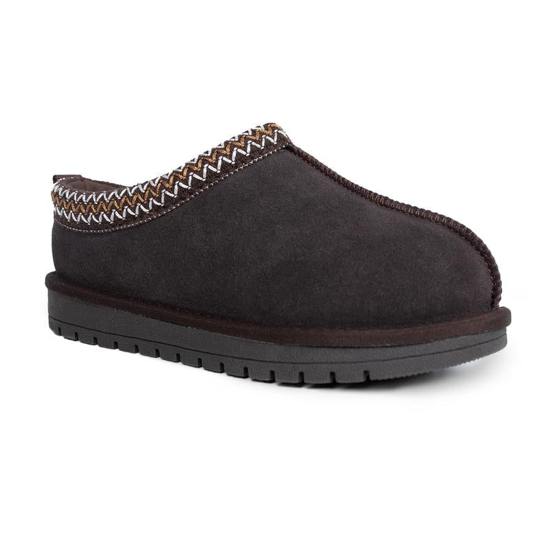 KURA NANA™ 編み込みレザー × スエードスリッパ（アウトドア仕様）