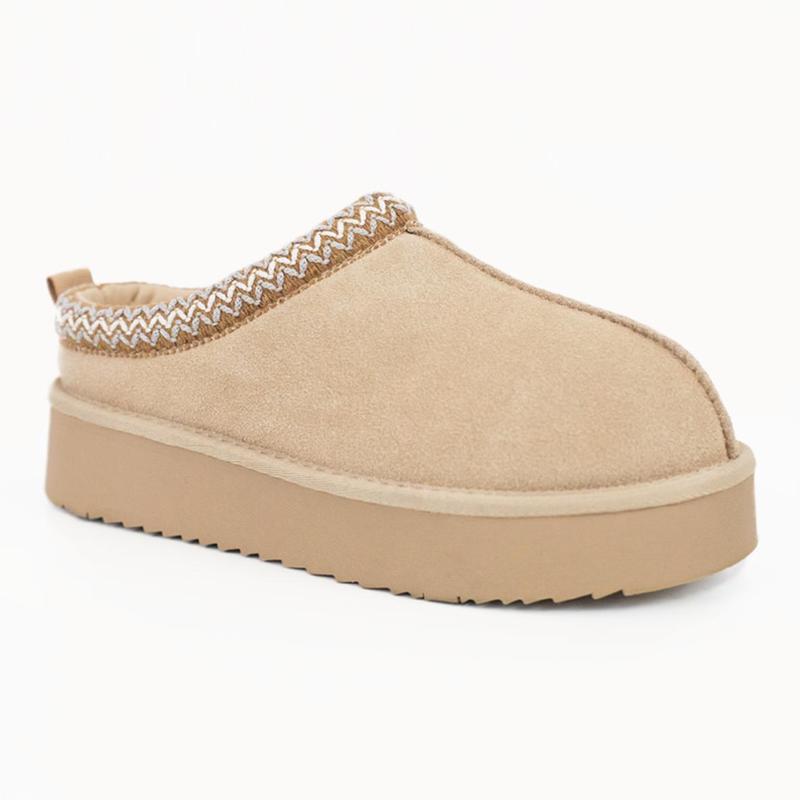 KURA NANA™ 編み込みレザー × スエードスリッパ（アウトドア仕様）